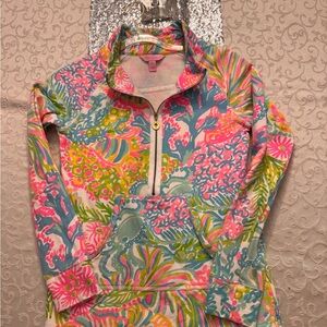 Lilly Pulitzer Colorful Quarter-Zip Pullover